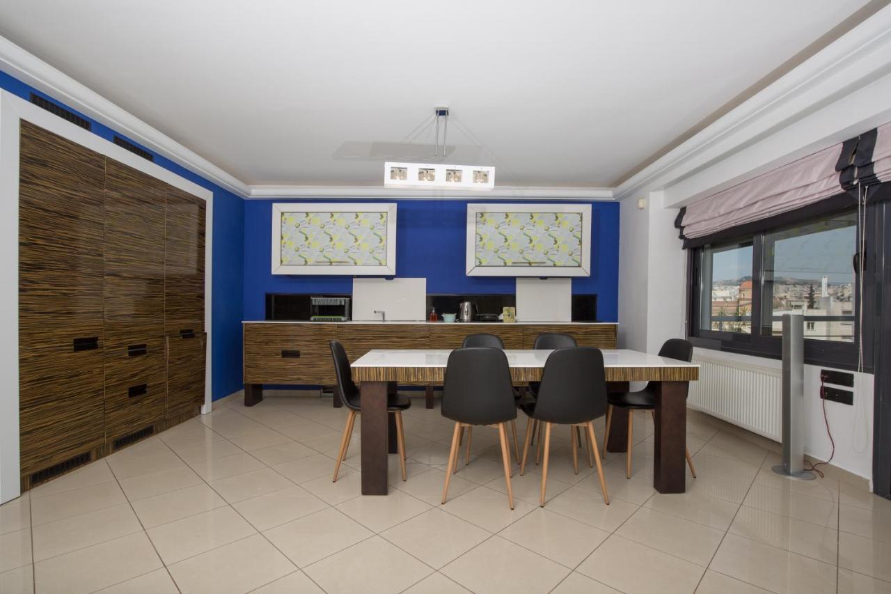 Spacious Modern Apartments With Great Rooftop View Athens Ngoại thất bức ảnh