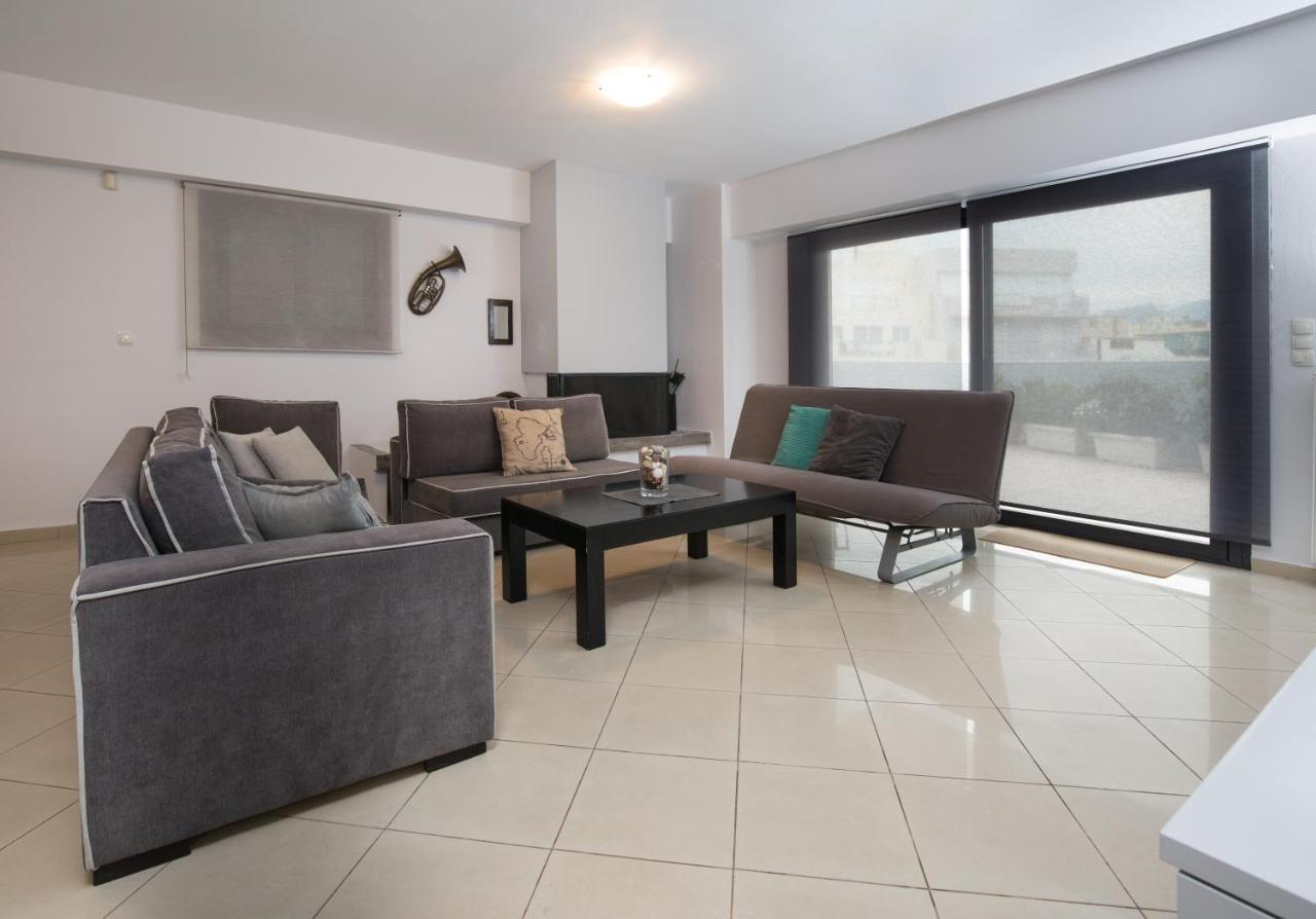 Spacious Modern Apartments With Great Rooftop View Athens Ngoại thất bức ảnh